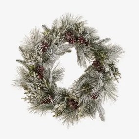 Decoratieve Kerstkrans Ø60 Cm Josie Groene Lauerl - Sklum