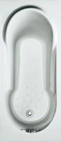 Plieger Vigo solobad acryl 160x70x37cm met poten wit