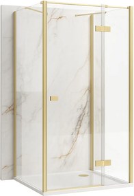 Douchecabine Rea Atlas 90x80 Brush Gold