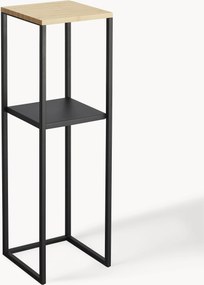 Smal wandrek Tower van metaal en bamboehout