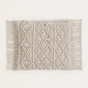 Macramé Vierkant Kussen (45x45 Cm) Narses B - Sklum