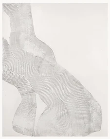 Handbeschilderde canvasdoek White Sculpture 1