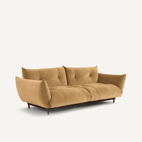 3-zits bank, stoned fluweel, VITORIA