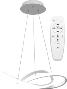 Hangring Plafondlamp Modern LED Afstandsbediening APP392-CP Wit