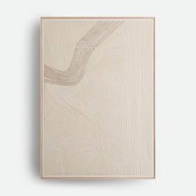 3D-geprint schilderij, breedte 85 x hoogte 120 cm, DUNA