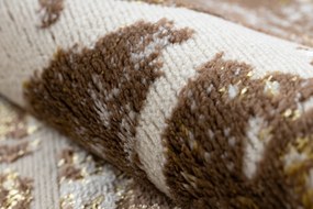 Tapijt MEFE modern 6184 Straatstenen ,  - Structureel,  twee poolhoogte , donker  beige