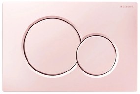Geberit Sigma 01 drukplaat / bedieningspaneel mat roze