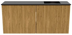 Mondiaz Joya 90cm toiletmeubel oak met wastafel faye rechts 1 kraangat urban