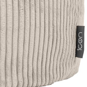 Cloudy Zitzak Corduroy + Poef - Beige