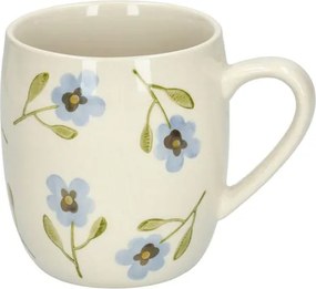 Theemok, steengoed, viooltjes, Ø9,5 cm