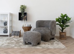 Nazare Poef Bouclé - Grey