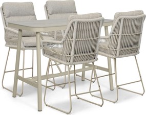 Barset 4 personen 150 cm Rope Zand/Beige Lifestyle Garden Furniture Vicente/Tavano