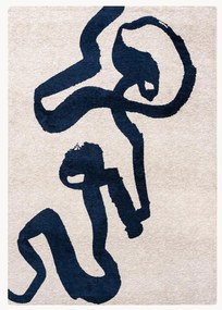 Wasbaar jacquard in- & outdoor vloerkleed Ribbon