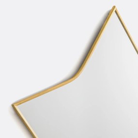 Spiegel, ster model, in messing, Uyova