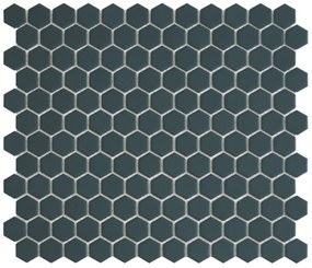 The Mosaic Factory Hexagon mozaïek tegels 23x26cm navy blue mat