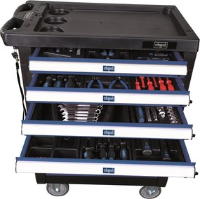 Scheppach TW1000 Gereedschapswagen gevuld 263 delig
