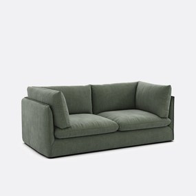 3-zits rechte bank in gestructureerde stof, Malo