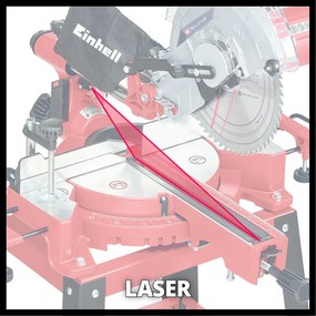 Einhell TC-SM 2531/2 U Radiaal afkortzaag inclusief onderstel
