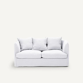 2-zitsbank in stonewashed linnen, Néo Chiquito