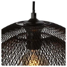 Lucide Mesh hanglamp 106cm 2x E27 zwart