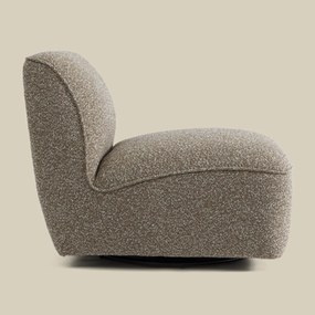 Draaibare Fauteuil Bruin Zonder Armleuning