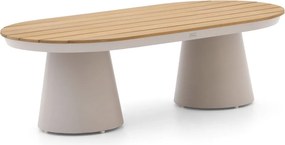+ 15% kassakorting | Loungetafel Bellagio  | Rechthoekig  | Tuintafel Teakhout | 140x73cm | Kees Smit Tuinmeubelen