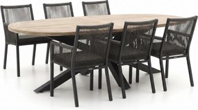 Diningset Manifesto | 6 personen | Tuinset teakhout | 7-delig | Kees Smit Tuinmeubelen