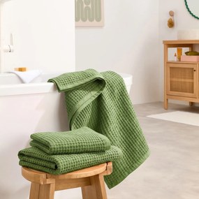 Badlaken in katoen met gewafeld effect, Tifli