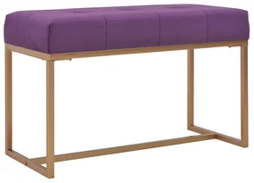 vidaXL Bankje 80 cm fluweel paars