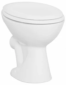 Sanigoods Goos staand toilet wit glans PK