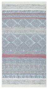 vidaXL Vloerkleed 120x180 cm katoen roze en aqua
