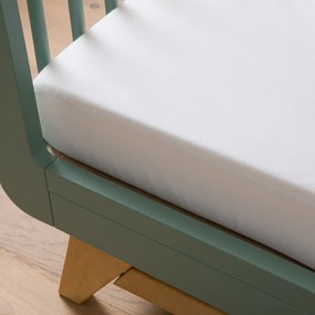Matrasbeschermer van badstof voor babybed, anti-mijt en waterdicht