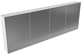 Mondiaz Cubb spiegelkast 200x70x16cm talc met 4 deuren