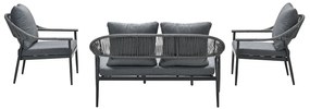 Garden Impressions Charly loungeset 5-delig - grijs