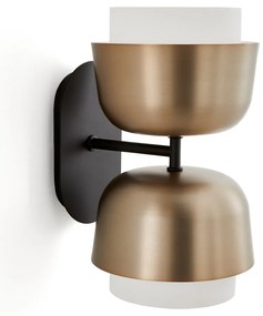 Dubbele wandlamp metaal ijzer, Clepsos