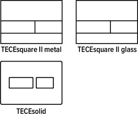 TECE inworpschacht voor reinigingstabletten - TECEsquare II en Solid