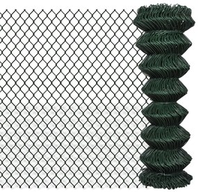 vidaXL Gaashek 1,25x15 m staal groen