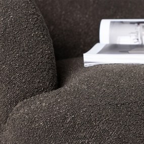 Moderne Ronde Fauteuils Donkergrijs