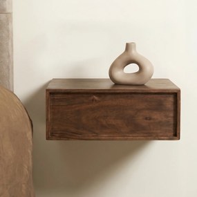 Zwevend Nachtkastje Met Lade - 35x35x14cm.