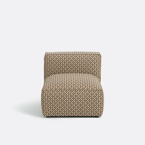 Modulaire bank van jacquardstof Origami, Seven