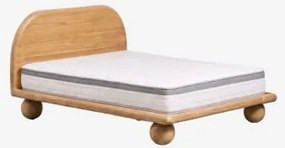 Bicheno Mangohouten Bed Mangohout & 160 X 200 Cm & 160 X 200 Cm - Janice - Sklum