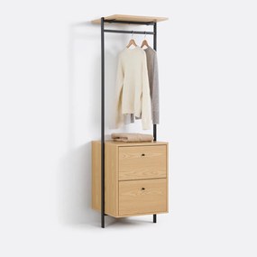 Dressingmodule met halve hangkast en 2 lades, Talist