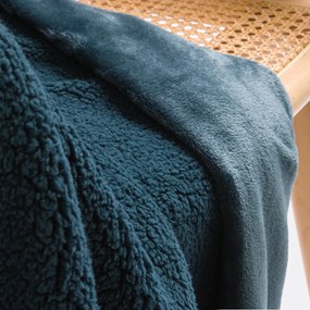 Plaid in fleece en sherpa, Maxine