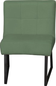 Eetkamerstoel - Amsterdam - geschikt voor ronde tafel - stof Element lichtgroen 11