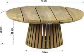 Stoel en Bank Loungeset 5 personen Rope Zand/Beige  Coco Viento/Fungo