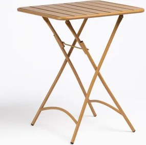 Janti Opvouwbare Vierkante Keukentafel 60x60 Cm Van Staal Mosterd - Sklum