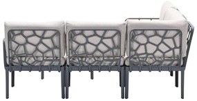 Garden Impressions Hareno loungeset 6-delig - antraciet