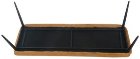 House of Rebels Eetkamerbank - Beau - 150 cm - Velvet - Okergeel - House of Rebels