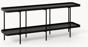 Lage houten wandkast Renee ZWART