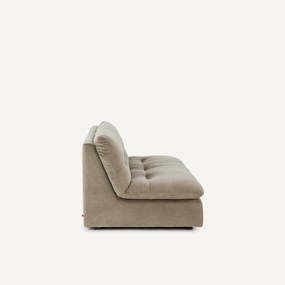 3-zits modulaire bank in stonewashed fluweel, GIULIANO